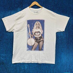 Beyoncé Cowboy Carter Live Banjo Poster Country Tour Tee L